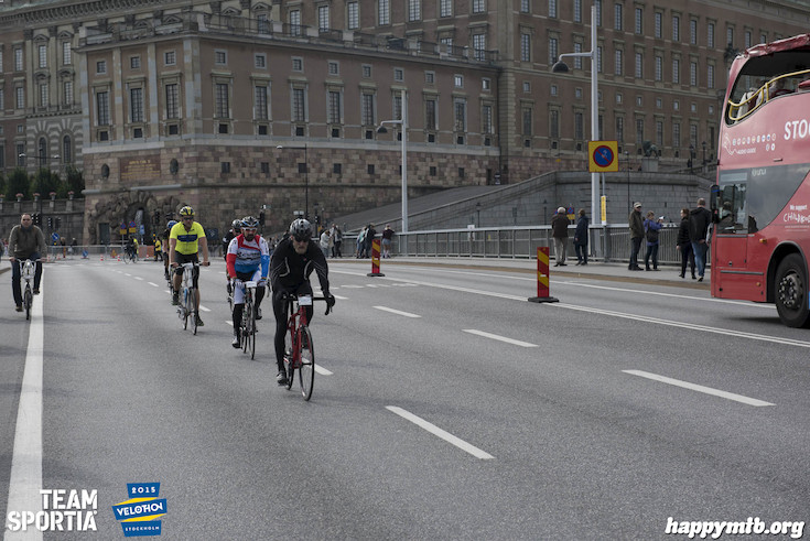 Bild från Velothon Stockholm 2015 - Slottet