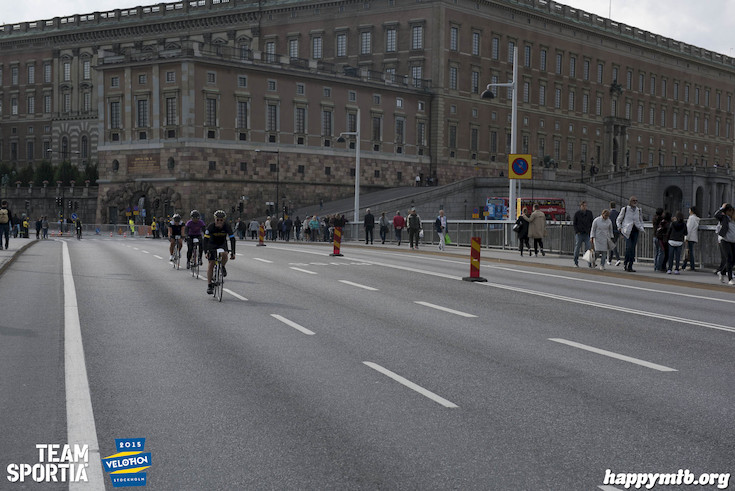 Bild från Velothon Stockholm 2015 - Slottet