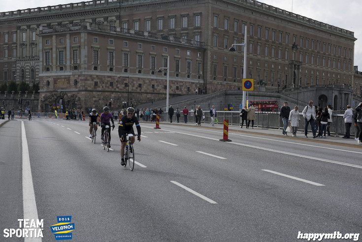 Bild från Velothon Stockholm 2015 - Slottet