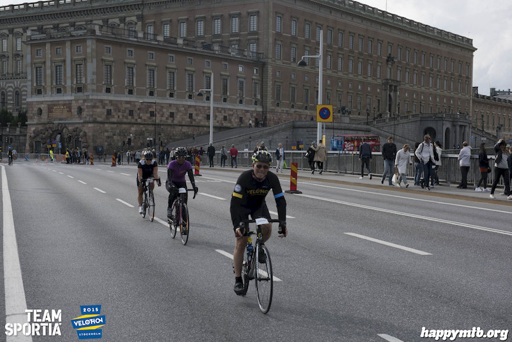 Bild från Velothon Stockholm 2015 - Slottet