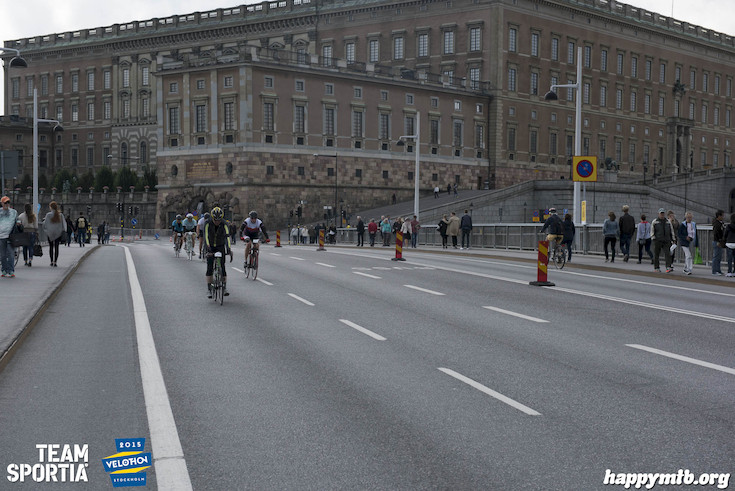 Bild från Velothon Stockholm 2015 - Slottet