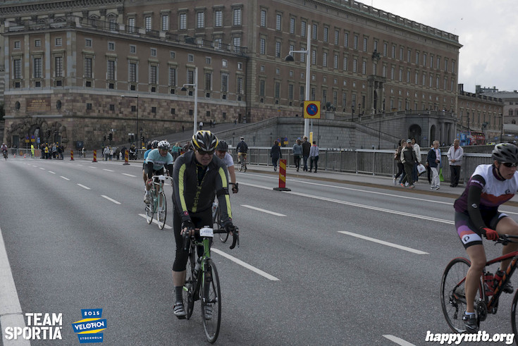 Bild från Velothon Stockholm 2015 - Slottet