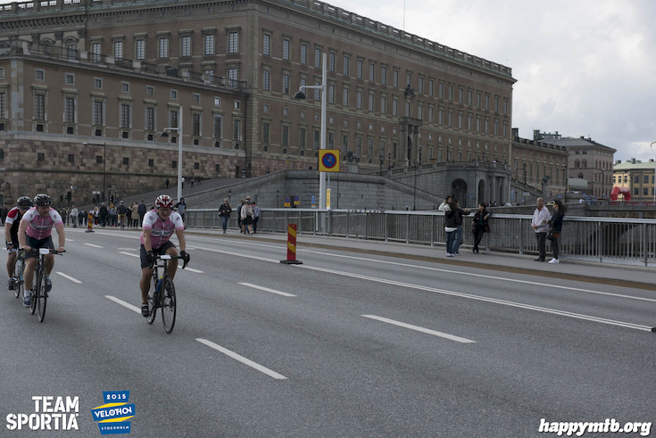 Bild från Velothon Stockholm 2015 - Slottet