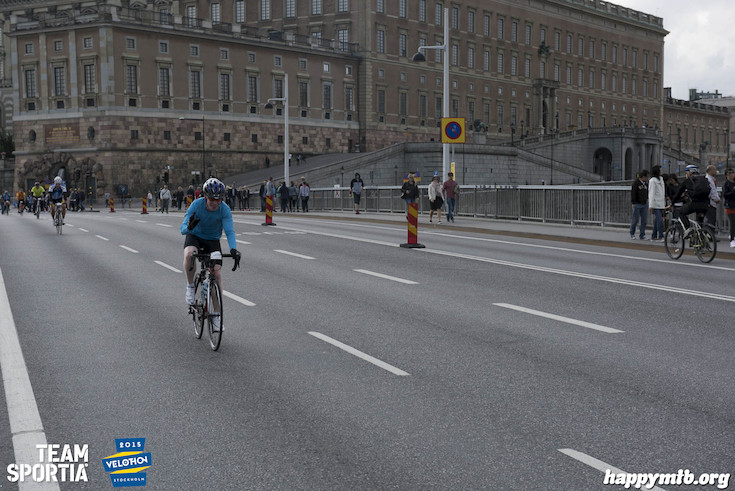 Bild från Velothon Stockholm 2015 - Slottet