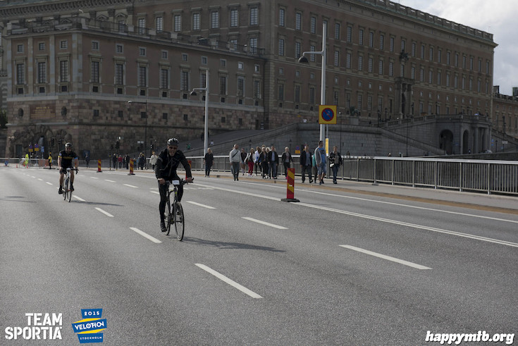 Bild från Velothon Stockholm 2015 - Slottet