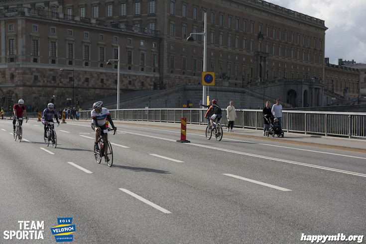 Bild från Velothon Stockholm 2015 - Slottet