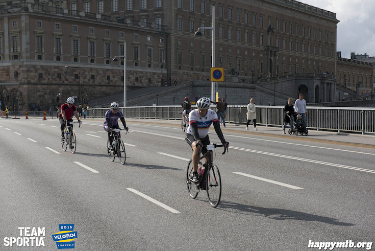 Bild från Velothon Stockholm 2015 - Slottet