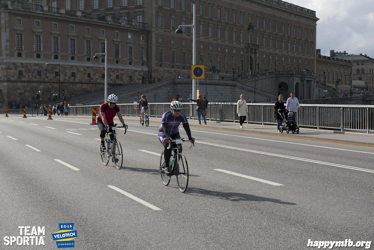 Bild från Velothon Stockholm 2015 - Slottet