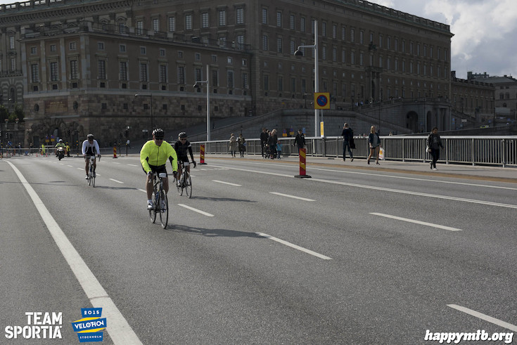 Bild från Velothon Stockholm 2015 - Slottet