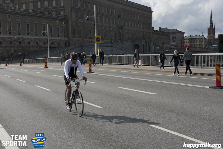 Bild från Velothon Stockholm 2015 - Slottet