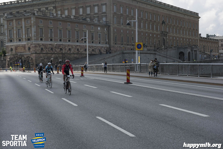 Bild från Velothon Stockholm 2015 - Slottet