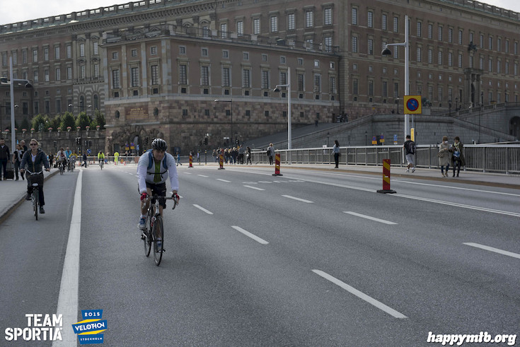 Bild från Velothon Stockholm 2015 - Slottet