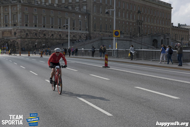 Bild från Velothon Stockholm 2015 - Slottet