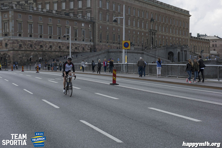 Bild från Velothon Stockholm 2015 - Slottet