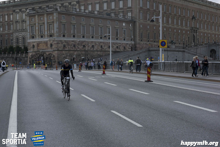 Bild från Velothon Stockholm 2015 - Slottet