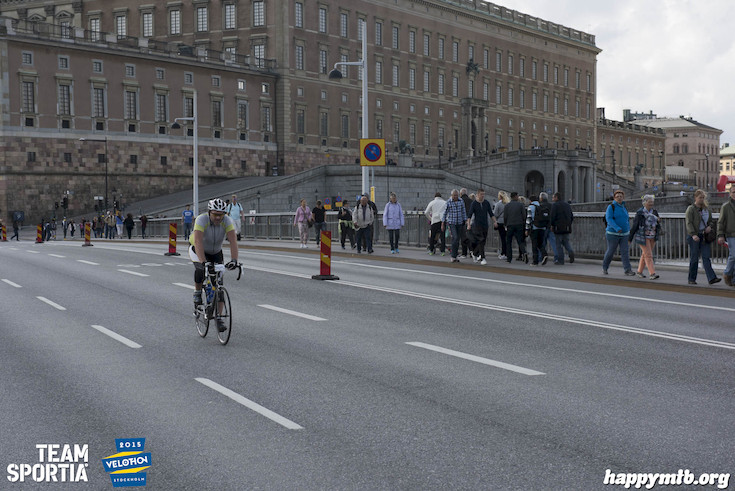 Bild från Velothon Stockholm 2015 - Slottet