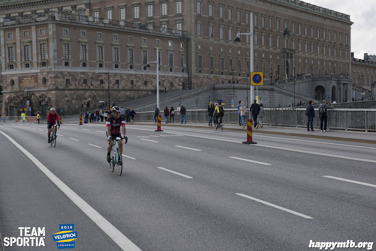 Bild från Velothon Stockholm 2015 - Slottet