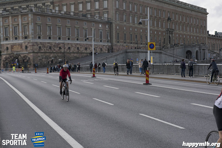 Bild från Velothon Stockholm 2015 - Slottet