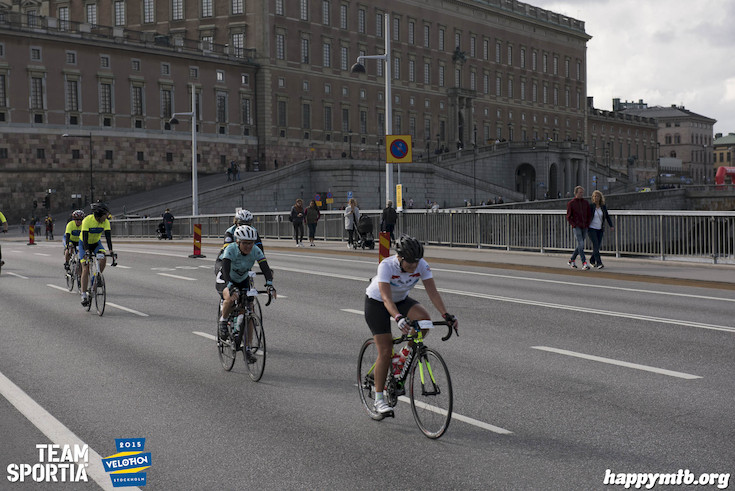 Bild från Velothon Stockholm 2015 - Slottet