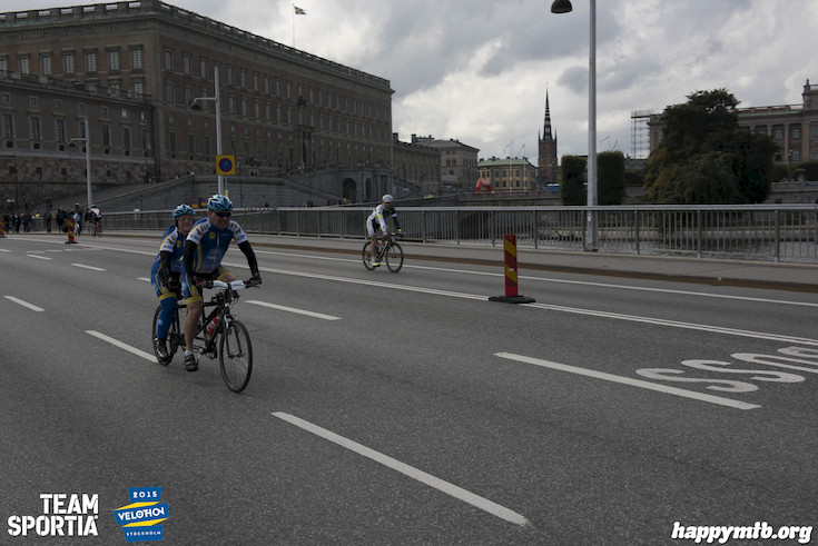 Bild från Velothon Stockholm 2015 - Slottet