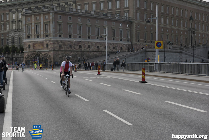 Bild från Velothon Stockholm 2015 - Slottet