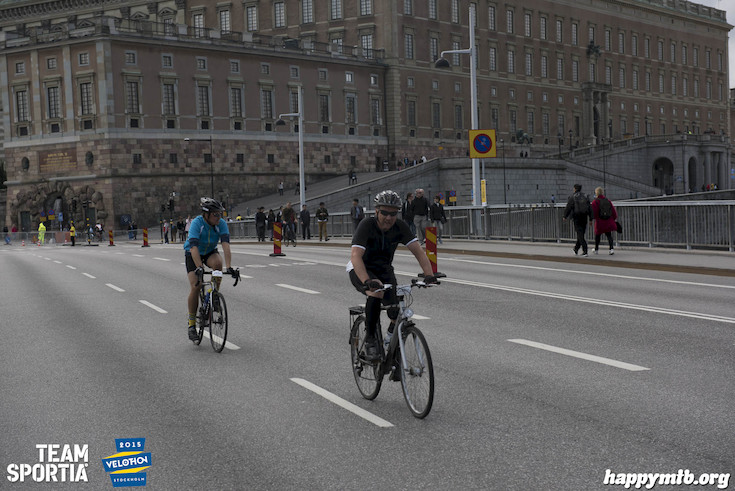 Bild från Velothon Stockholm 2015 - Slottet