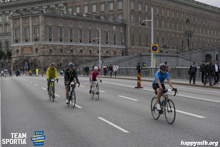 Bild från Velothon Stockholm 2015 - Slottet