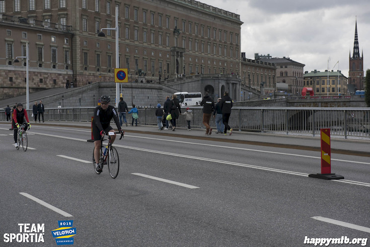 Bild från Velothon Stockholm 2015 - Slottet