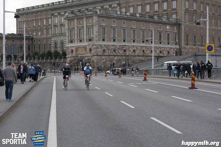 Bild från Velothon Stockholm 2015 - Slottet