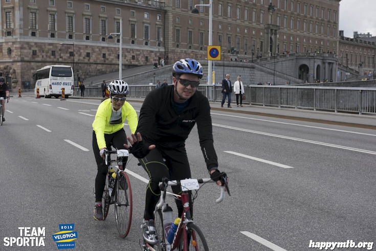 Bild från Velothon Stockholm 2015 - Slottet