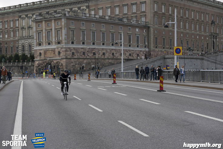 Bild från Velothon Stockholm 2015 - Slottet