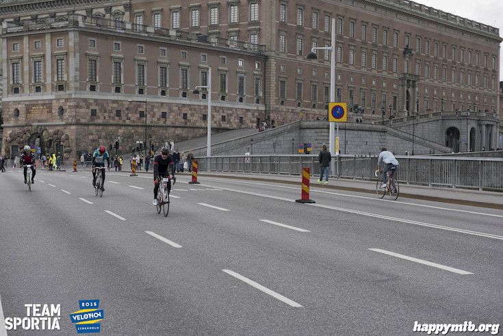 Bild från Velothon Stockholm 2015 - Slottet