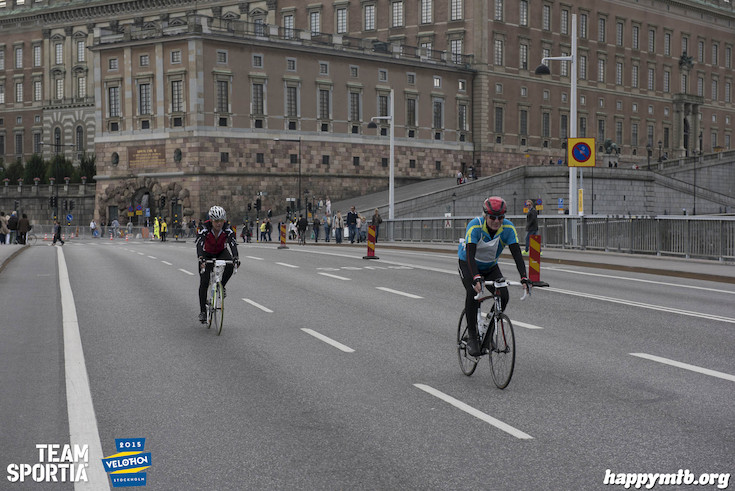 Bild från Velothon Stockholm 2015 - Slottet