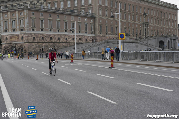 Bild från Velothon Stockholm 2015 - Slottet