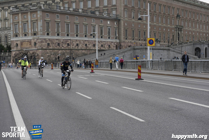 Bild från Velothon Stockholm 2015 - Slottet
