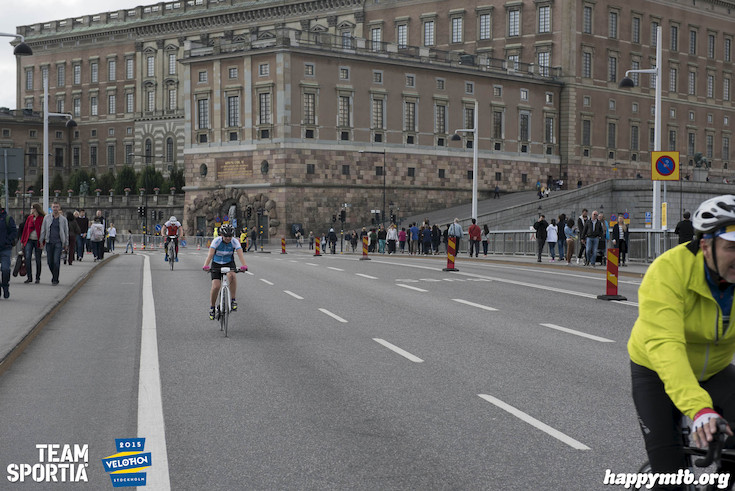 Bild från Velothon Stockholm 2015 - Slottet