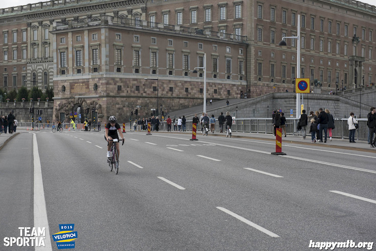 Bild från Velothon Stockholm 2015 - Slottet