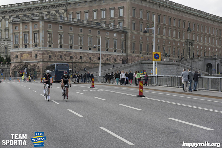 Bild från Velothon Stockholm 2015 - Slottet