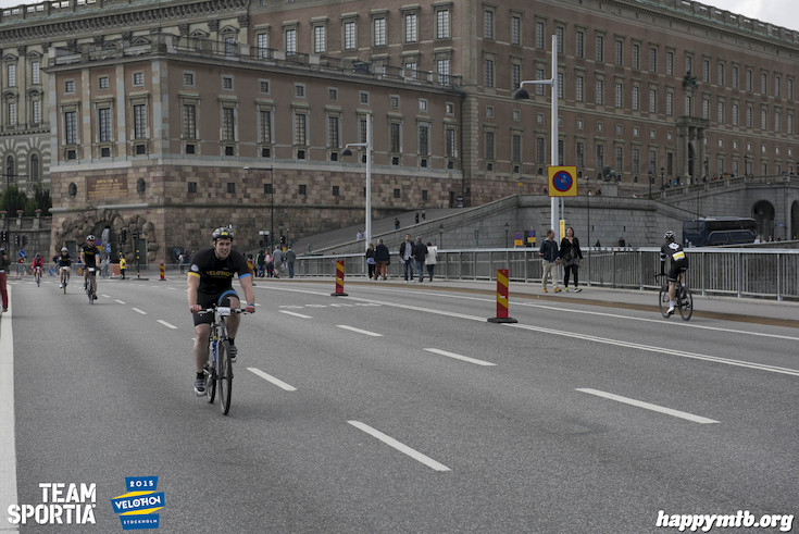 Bild från Velothon Stockholm 2015 - Slottet