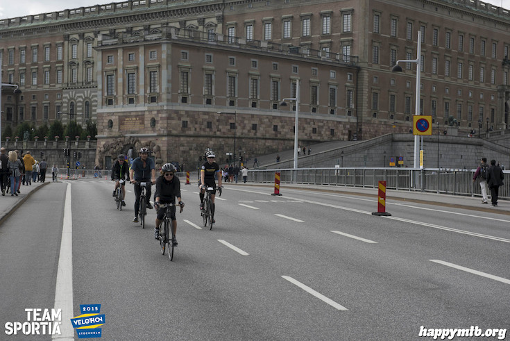 Bild från Velothon Stockholm 2015 - Slottet