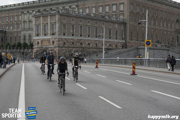 Bild från Velothon Stockholm 2015 - Slottet