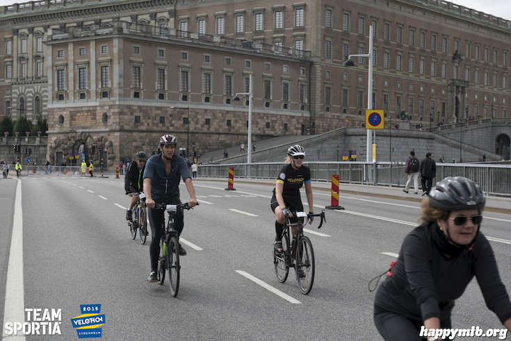 Bild från Velothon Stockholm 2015 - Slottet