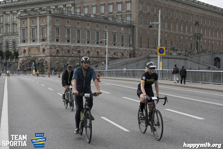 Bild från Velothon Stockholm 2015 - Slottet