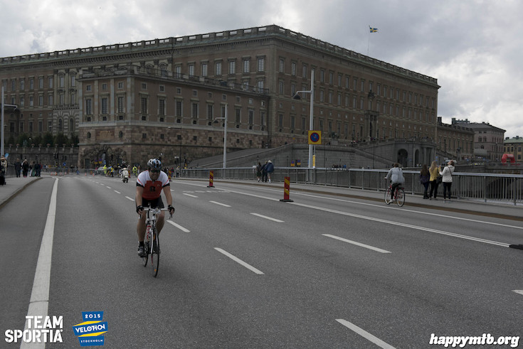 Bild från Velothon Stockholm 2015 - Slottet