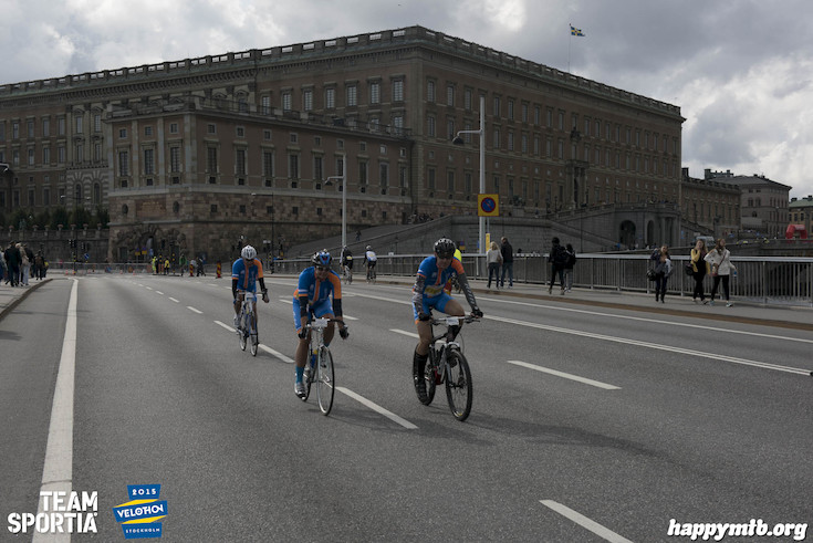 Bild från Velothon Stockholm 2015 - Slottet