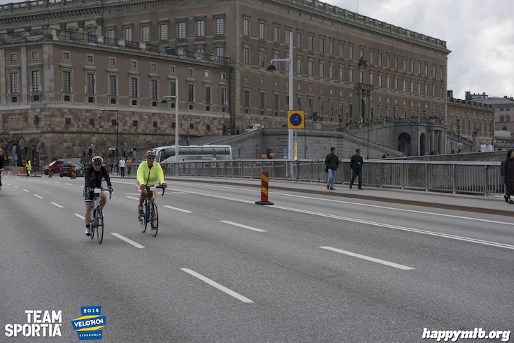 Bild från Velothon Stockholm 2015 - Slottet