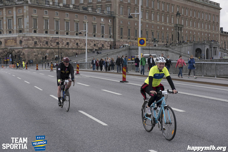 Bild från Velothon Stockholm 2015 - Slottet