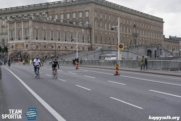 Bild från Velothon Stockholm 2015 - Slottet