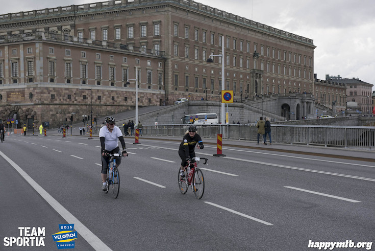 Bild från Velothon Stockholm 2015 - Slottet