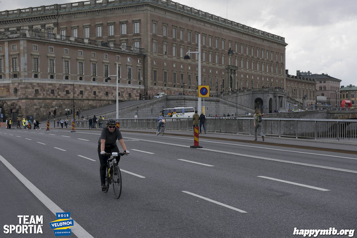 Bild från Velothon Stockholm 2015 - Slottet